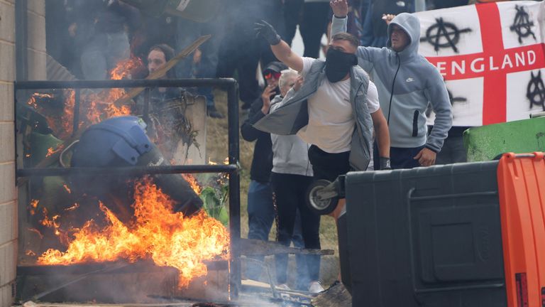 “UK a ‘powder keg’ of social tensions a year on from summer riots, report warns”